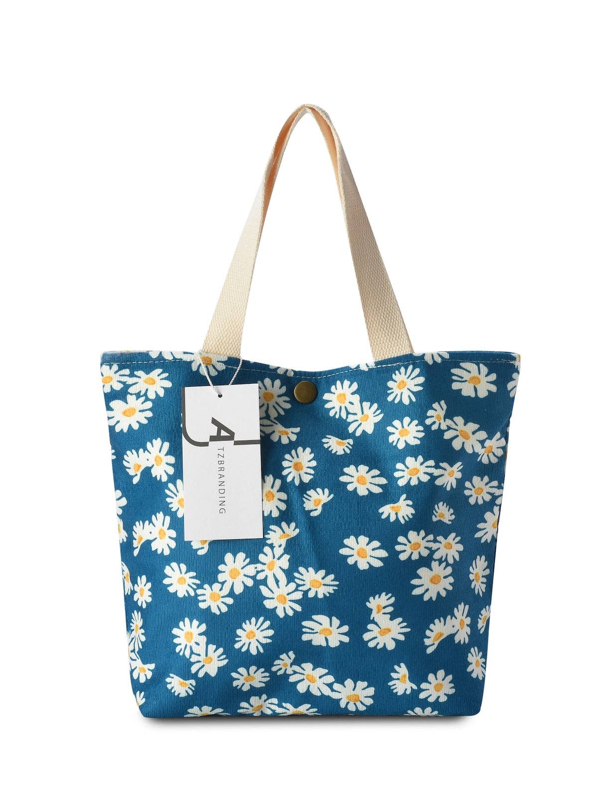 Vintage Artistic Floral Corduroy Tote | Jules by the Sea Santa Barbara